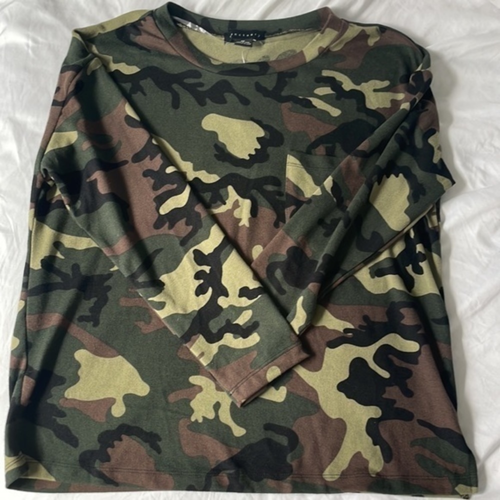 Sanctuary Long Sleeve Camo Tee - Picture 4 of 6